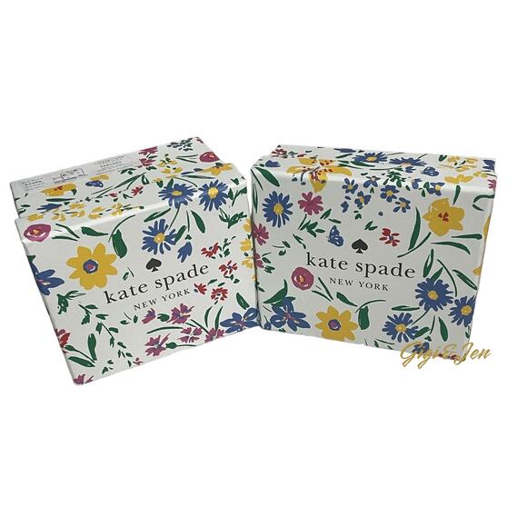 Kate Spade BUNDLE Garden Bouquet Jewelry Holder & card Holder New - Picture 8 of 9